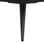 vidaXL Table de chevet noir 40x40x50 cm bois d’ingénierie
