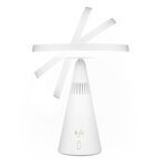YOGHI Miroir Grossissant 3 en 1 - Lumiere LED Enceinte Bluetooth - 6W - Blanc