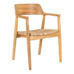 Chaise de salle à manger en bois de sungai 58 x 56 x 78 cm