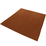 Tectake Lot de 2 plaids polaires - marron