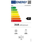 Beko rche390k30xpn - réfrigérateur combiné pose-libre 324l (190+134l) - froid ventilé - l59 5x h191cm - inox