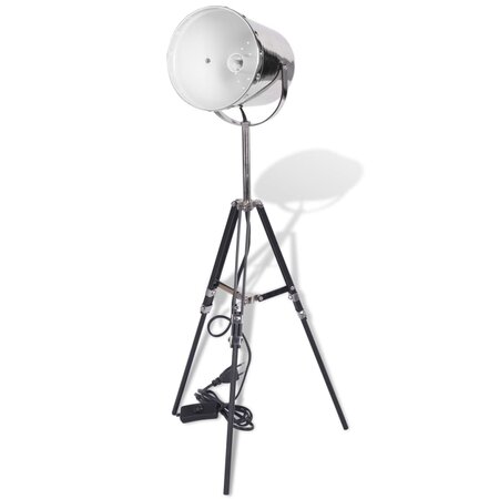 Lampe sur pied grundig avec trépied de théâtre e14
