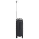 vidaXL Valise rigide Noir ABS