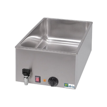 Bain marie de table gn 1/1 - avec vidange - afi collin lucy -  - inox 350x550x240mm