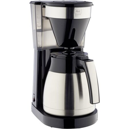 Melitta easy top therm inox ii 1023-10 - cafetiere filtre 1l - 1050 w - noir