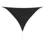 vidaXL Parasol en tissu Oxford triangulaire 5x5x5 m Anthracite
