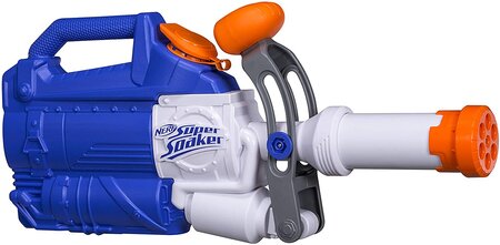 Pistolet a eau Super Soaker Soakzooka bleu blanc