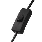 vidaXL Lampadaire E27 Noir et doré 51 cm