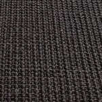 vidaXL Tapis Sisal naturel 80x200 cm Noir