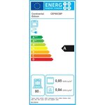 CONTINENTAL EDISON - F80CBP - Four multifonction catalyse 80L  - chaleur pulsée -  Classe A - programmateur digital - VERRE NOIR