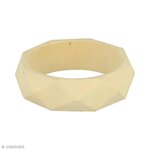Bracelet en bois Lucy losange 25mm
