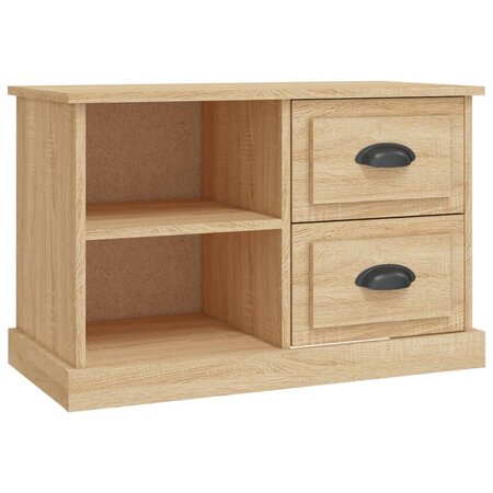 vidaXL Meuble TV chêne sonoma 73x35 5x47 5 cm bois d'ingénierie