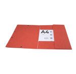 Chemise 3 Rabats À Élastiques Maxi Capacity Carte Lustrée 600g/m2 Scotten ®- A4 - X 25 - Exacompta