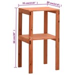 vidaXL Abri à outils de jardin 136x75x160 cm Bois de sapin massif