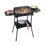 Princess Barbecue électrique avec étagères latérales 2200 W Noir