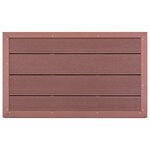 vidaXL Élément de plancher pour douche solaire Marron 101x63x5 5cm WPC