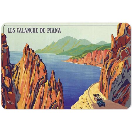 Set de table corse - calanche de piana 45 x 30 cm