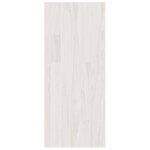 vidaXL Bibliothèque/Séparateur de pièce Blanc 100x30x71 5cm Pin massif