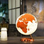 Globe terrestre lumineux Light & Colour Ø 30 cm - Orange