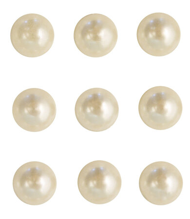 Perle de pluie autocollante Ø2mm Crème 160 pièc.