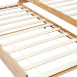 vidaXL Cadre de lit extensible Bois de pin 90x200 cm