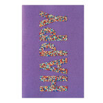 Carte anniversaire happy perles multi couleurs - draeger paris