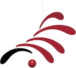 Flowing Rhythm Red 90x170cm