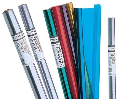 1x Rouleau couvre-livres, 700 mm x 2 m PVC Incolore ELBA