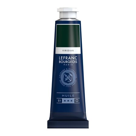 Peinture à l'huile en tube - viridian - lefranc & bourgeois