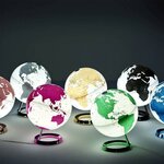 Globe terrestre lumineux Light & Colour Ø 30 cm - Orange