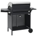 vidaXL Barbecue à gaz 4+1 zones cuisson Noir et argenté Acier et inox