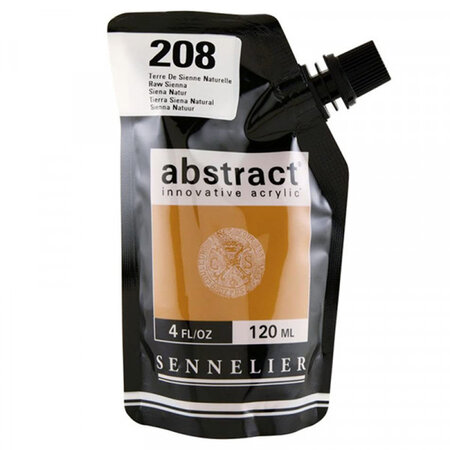 Peinture acrylique en sachet - terre de sienne naturelle - 120ml - sennelier