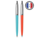 Jotter OG Glam Rock 70’s - 2 Stylos bille - Bleu Azur + Vermillon - recharge bleue pointe moyenne - sous blister