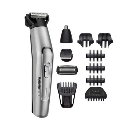 BABYLISS MT861E TONDEUSE MULTIFONCTION - 11 IN 1 WATERPROOF TITANIUM