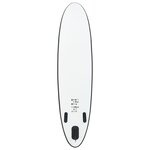 vidaXL Ensemble de planches SUP gonflables Noir et blanc