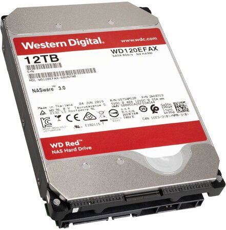 Disque Dur Western Digital Caviar Red 12To (12000Go) S-ATA (WD120EFAX)