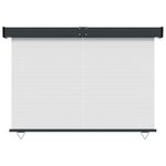 vidaXL Auvent latéral de balcon 160x250 cm Crème
