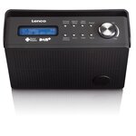 Lenco radio-réveil dab+ avec fm pdr-030 noir