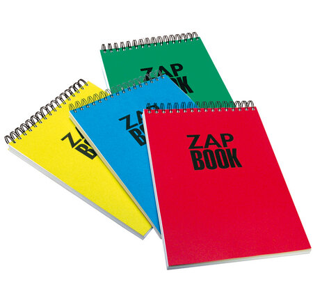 Zap book bloc d'esquisse spiralé en tête A3 uni 120p 80g CLAIREFONTAINE