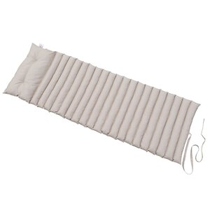 Matelas bain de soleil sormiou taupe tissu 180x60cm