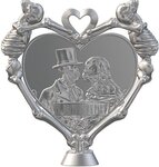 Pièce de monnaie en Argent 5000 Francs g 31.1 (1 oz) Millésime 2024 TILL DEATH DO WE PART 3D