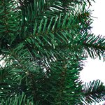vidaXL Sapin de Noël artificiel pointes iridescentes Vert 210 cm PVC