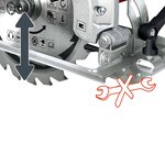 Einhell scie circulaire 1230w th-cs 1200/1