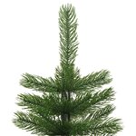 vidaXL Sapin de Noël artificiel mince avec support 180 cm PE