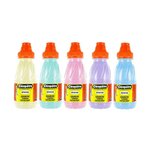 Lot de 5 flacons Gouache Néfertari 250 ml, Blé, Amande, Pêche, Lavande et Azur CLÉOPÂTRE