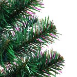 vidaXL Sapin de Noël artificiel pointes iridescentes Vert 180 cm PVC