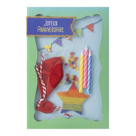 Carte anniversaire box cadeau - draeger paris