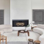 Tapis blanc contemporain en laine - 200 X 300 cm