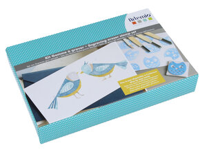 Gomme À Graver pour faire tampon Kit initiation