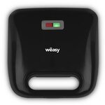 WEASY - Appareil à croque-monsieur 4 en 1 - 4 plaques interchangeables - 750W - Témoin lumieux - Revêtement anti-adhésif